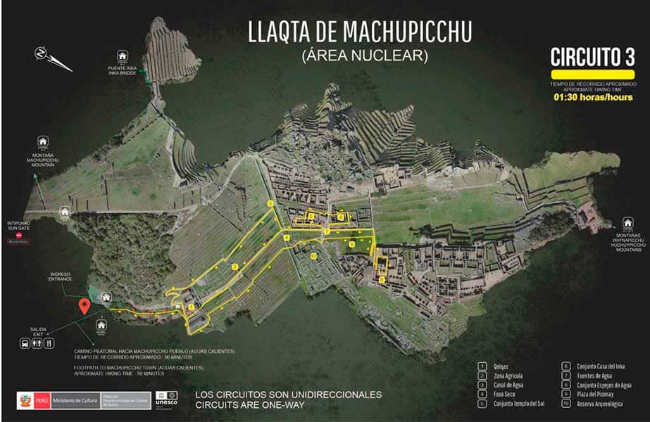 Circuito 3 de Machu Picchu