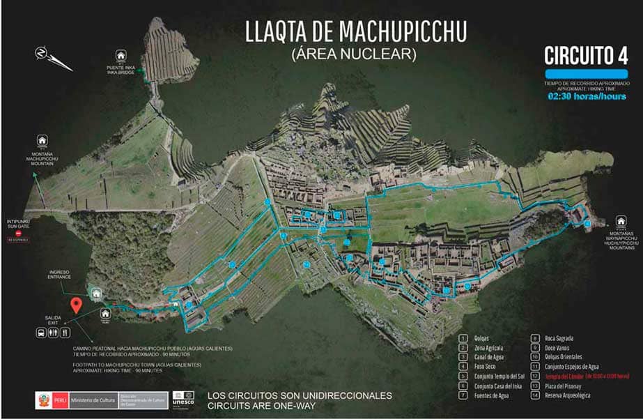 Circuito 4 de Machu Picchu