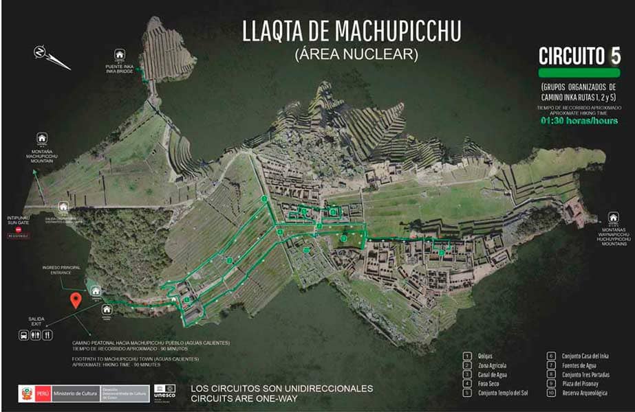 Circuito 5 de Machu Picchu